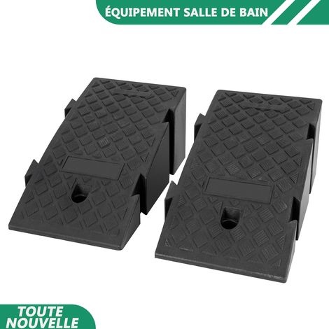 WAOBDLA Rampes de charge en plastique portable de 2pcs Rampes de charge de service de voiture Rampes antidérapantes 254519cm (1/5)