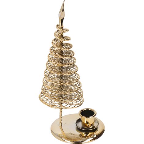 Sapin de Noël en métal, porte-bougies chauffe-plat, ornement de style arabe pour la maison