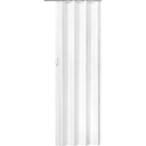 Porte accordéon intérieure 80 x 203 cm en PVC recoupable, pliante et résistante à l'eau (1/5)