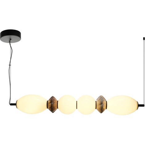 Suspension BALOS Italux horizontale verre opal LED 23W (1/2)