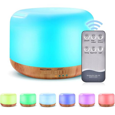 Diffusor für ätherische Öle – 24 V, 300 ml, sieben Farben – Weiß (1/5)