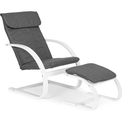 Mecedora finlandesa con reposapies para salon modernhome