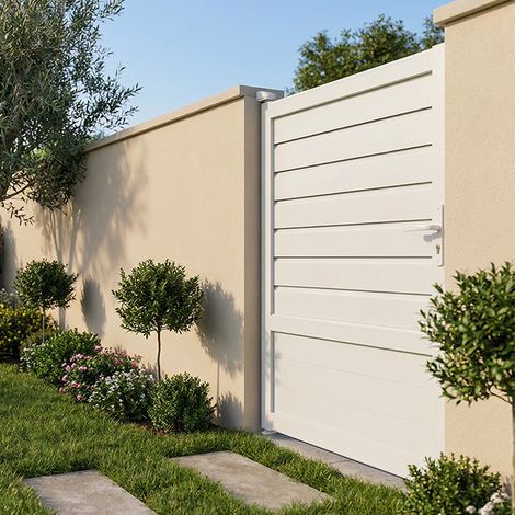 Portillon mixte L 1000 x H 1625 mm (Blanc)