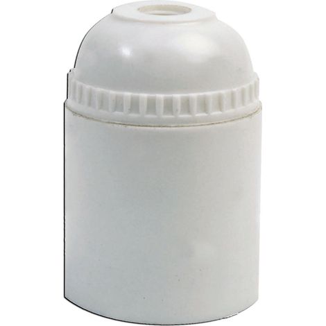 Weißer thermoplastischer Lampenhalter E-27 SIMON IL552903