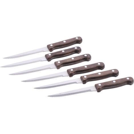 Regalo Italiano Set 6 Coltelli in Acciaio