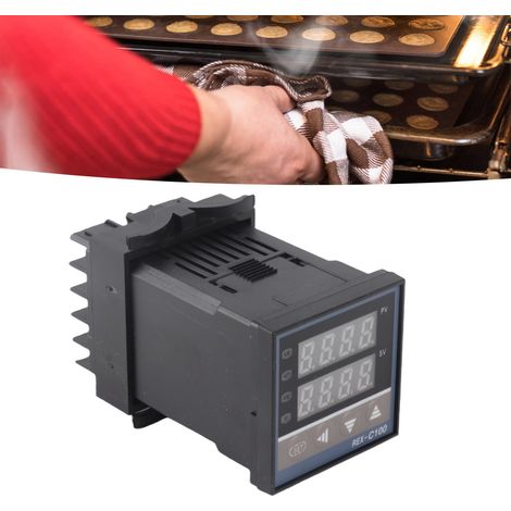 Régulateur de température numérique intelligent avec alarme et instrument de contrôle de température réglable AC85-265V (1/5)