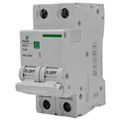 Magneto-Thermal Switch 2P 40 A Circuit Breaker 2P 40A C Curve Frequency 50/60 Hz Standard UNE/EN 40 Amps (1/5)