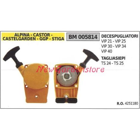 Messa in moto CASTELGARDEN motore decespugliatore VIP 21 tagliasiepe ts24 005814