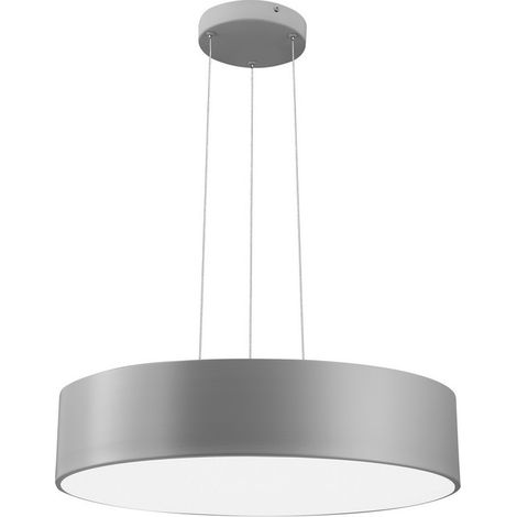 Merano Barrie 60cm Plafonnier LED Intégré Gris Aluminium LED 46W 2760Lm 3000K