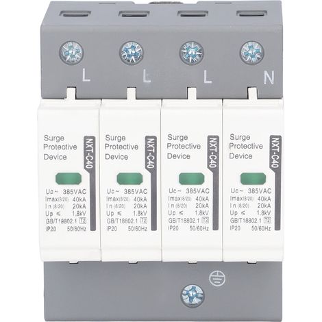 Parafoudre 4P 40kA 230/400V NTXC40 Protection Surtension AC (1/5)