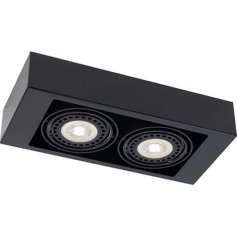 Faretto soffitto Shilo KOGA 1153 nero rettangolare 2xGU10 (1/2)