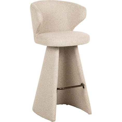 Tabouret de bar biscotti design élégant confort absolu - Biscotti beige clair élégant (1/5)