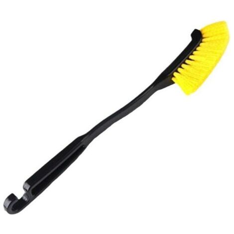Brosse De Lavage De Voiture Roue De Brosse À Dents Et Brosse Nettoyante pour Pneus À Long Manche pour Brosse De Détail De Voiture pour Les Zones (1/5)