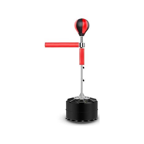 Punching ball réflexe à 360° - Support de boxe réglable en hauteur avec ballon de boxe - Appareil d'entraînement pour la maison et la salle de sport - Pour adultes (1/5)