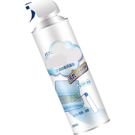 Nettoyant multi-usages pour climatiseur (500 ml) pour la maison et la voiture - Nettoyant doux pour climatiseur de voiture sans démontage - Version japonaise (1/5)