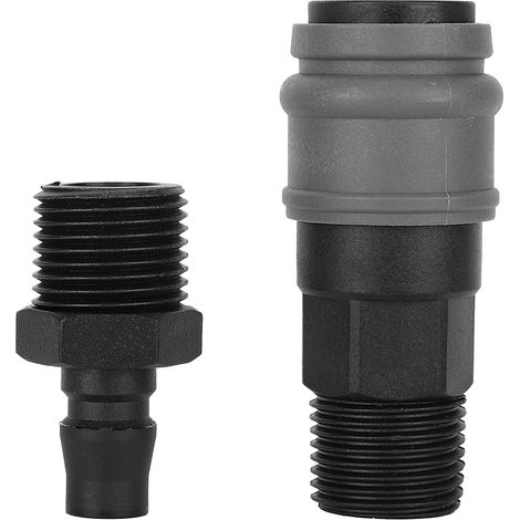 Schnellkupplung aus Kunststoff und Stahl, Typ SmPM C, selbstsichernde Verbindung, Anschluss für Pneumatikschläuche, pneumatische Anschlüsse (G1/2" (40)) (1/5)