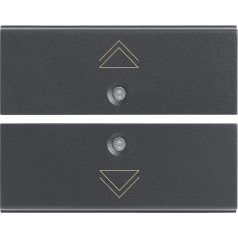 VIMAR - 16842.4 Due mezzi tasti 2M dimmer grigio
