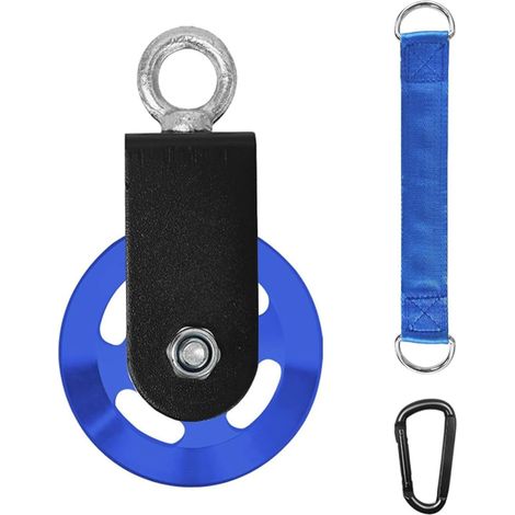 Aluminum Alloy Cable Pulley Wheel, High Load Fitness Pulley for Home Gym Exercises, Quiet and Smooth Bearing (1/5)