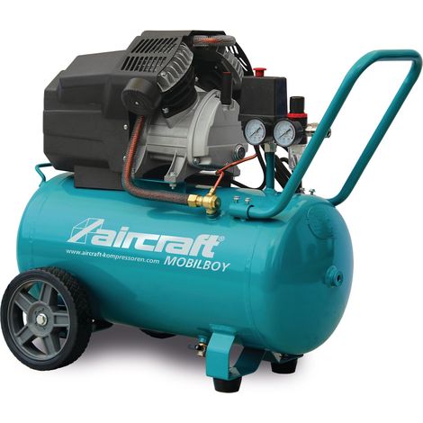 Compresseur mobile cuve 50 L 2,3 kW 3,01 Ch 400 L/min 10 bars 230V Aircraft MOBILBOY 401/50 E