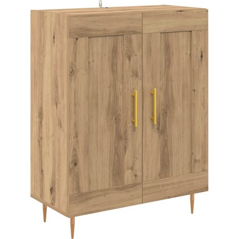 Maison Exclusive - Vitrina Roble artisan 69,5 x 34 x 90 cm (1/5)