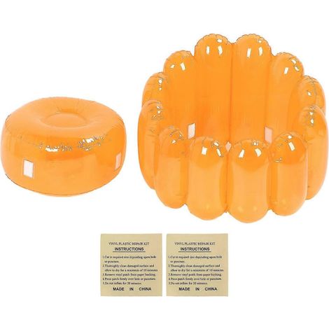 Canapé gonflable portable d'extérieur, siège gonflable transparent couleur bonbon pour la maison