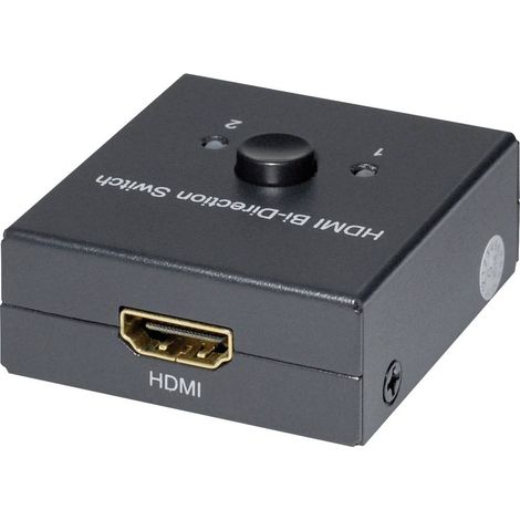 Splitter / switch bidirezionale Hdmi 4k per il collegamento di due sorgenti Hdmi a  un solo display o  una sola sorgente Hdmi a due display. (1/5)