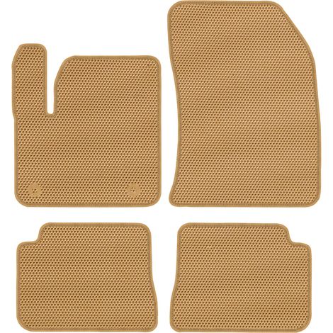 Peugeot e-208 à partir de 2020. Tapis de sol dédiés - EVA Beige alvéolé (1/5)