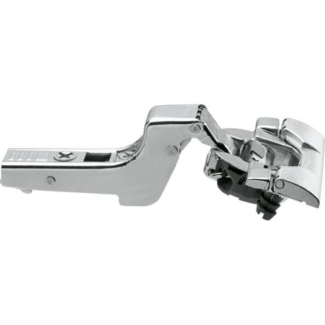 Charnière 110° pour porte en applique - BLUM - INSERTA - Encastrée - BLUMOTION intégré décondamnable - Nickelé