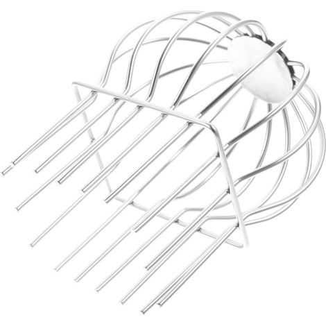 Grille de Filtre de Drain Ronde en Acier Inoxydable Argenté  Nettoyage Simple, Résistance à L’usure, Couvercle de Toit pour Évacuation Extérieure (1/5)