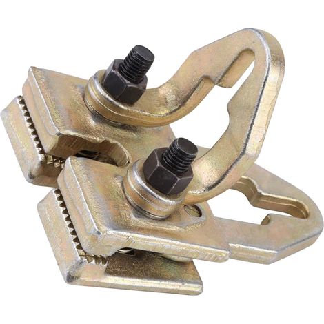 Alicates de tracción de 5 toneladas, alicates de tracción para reparación de carrocerías, alicates de tracción para reparación de carrocerías con marco autoajustable, dientes extractores (1/5)