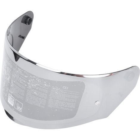 Visière de Casque Moto FF320 328 353 800 Anti-Rayures et UV, Transparente pour Visibilité Maximale, Argentée (1/5)