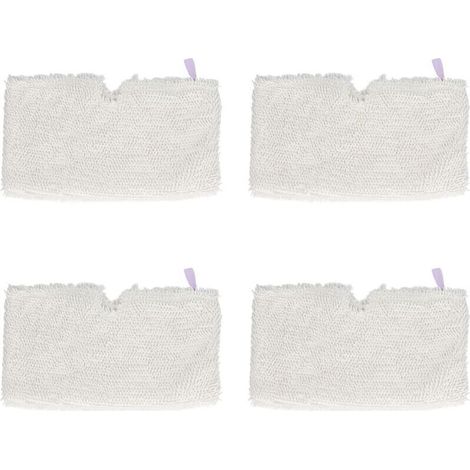 Jeffergarden Tampons de vadrouille en microfibre de remplacement, 4 pièces, tampons de vadrouille à vapeur pour Shark S3901 S3500 S3501