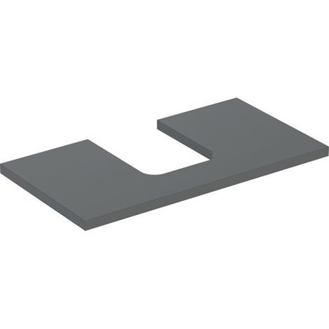 Geberit ONE Waschtischplatte, Ausschnitt mittig, für (1/4)