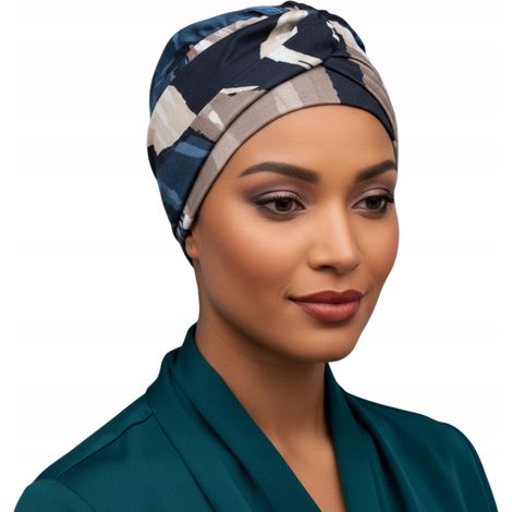 Elegante turbante Sara 551, anche dopo la chemioterapia, offre la migliore protezione e il massimo comfort. (1/5)