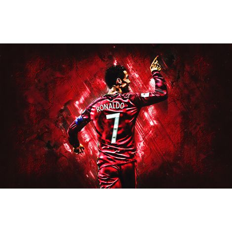 Papier peint panoramique Football - Joueur de Foot - 130 cm x 81 cm (1/2)