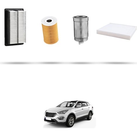Kit tagliando 4 filtri compatibile con Hyundai Santa FE III 2.0 crdi 136kw dal 2015 (1/5)