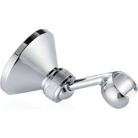 Support de douche à main, support de pommeau de douche omnidirectionnel en cuivre, support mural réglable pour montage en chrome chromé pour pommeau de douche H470 (1/3)