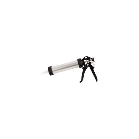300ml Accessoires de sableuse Pistolets à mastic adhésif Outil de calfeutrage Boîtier en aluminium Pistolet à calfeutrer Pistolet à silicone pour saucisses durable Pistolet à colle en verre