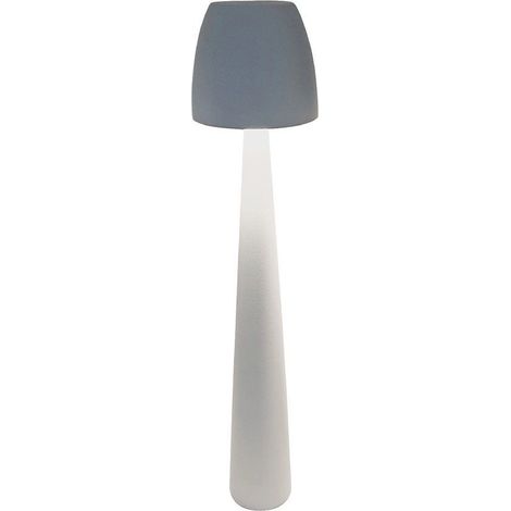 Lámpara de mesa LED recargable V-TAC de 3 W, color blanco y regulador táctil CCT 3 en 1