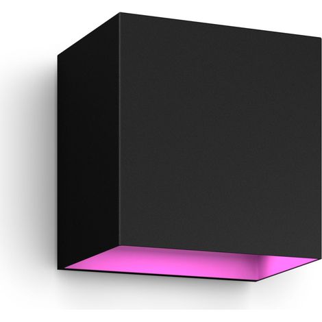 Philips by Signify Lámpara de pared inteligente negra para exterior (1/4)