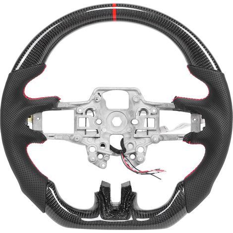 Volant chauffant en Fiber de carbone adapté pour Mustang EcoBoost GT Shelby GT350 /GT350R 2018 – 2020 (1/5)