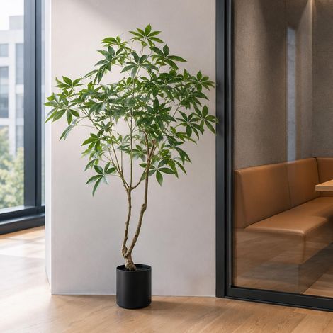 150cm Artificial Money Tree Pachira Realistic Faux Tree - Premium Quality (1/3)