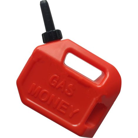 Bidon d'essence rouge décoratif en ABS, porte-monnaie amusant et créatif pour sapin de Noël (1/5)
