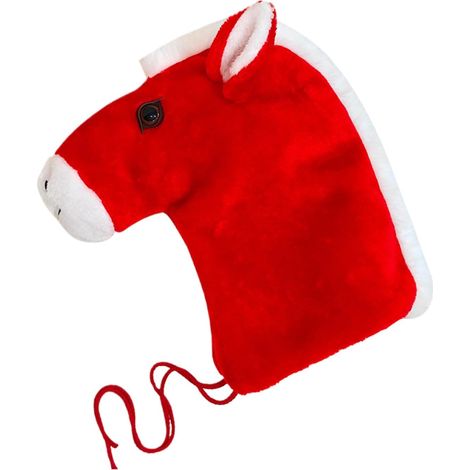 Chapeau de cheval Cagoule de tête de cheval Cagoule créative et amusante Tête de cheval en peluche pour 2026 Nouvel An chinois, photo de performance cosplay (1/5)