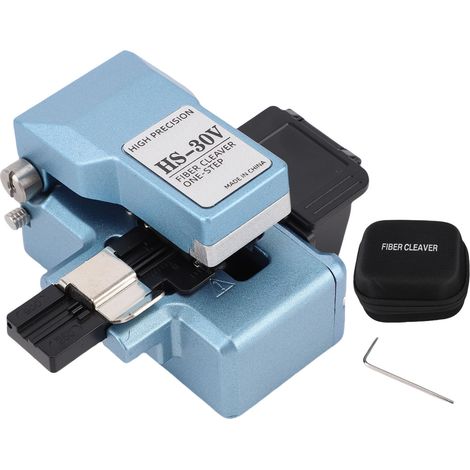 Ortviai Coupe-fibre optique HS-30V haute précision, 80 000 coupes, pour fibres gainées 0,25 mm et 0,9 mm