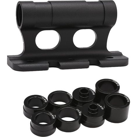 Support de fourche de vélo avec adaptateur à serrage rapide 5/12/15 x 100 mm et 15 x 110 mm, support universel pour fourche de vélo, voiture, camion, remorque, porte-vélos (1/5)