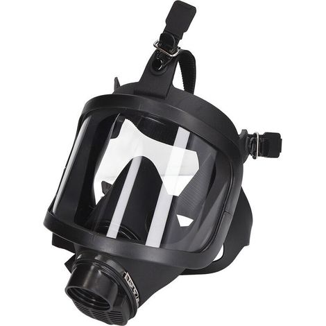 Masque respiratoire à gaz, anti-buée, résistant aux chocs, ajustable, connecteur RD40, respirateur de sécurité avec filtre, pour la protection du travail à l'extérieur (1/4)