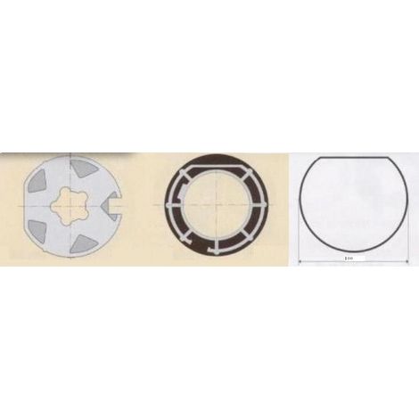 Jeu d'adaptation moteur pour LT 60 tube STOBAG 100 somfy (1/2)