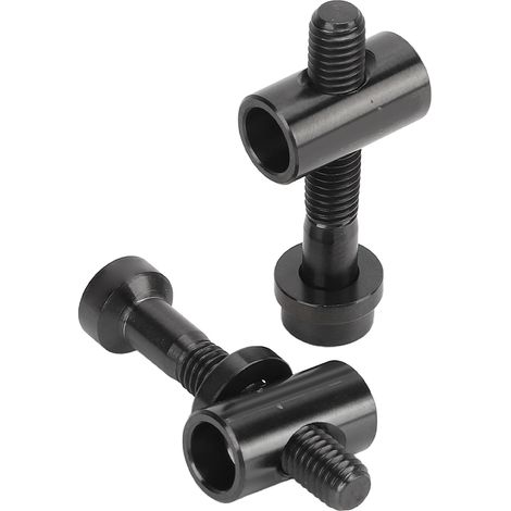 2 Vis de Fixation de Tige de Selle Vélo en Alliage de Titane M5x30mm, Noir (1/5)