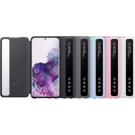 Coque Clear Vision pour S20 S20 5G - Bleu ciel (1/4)